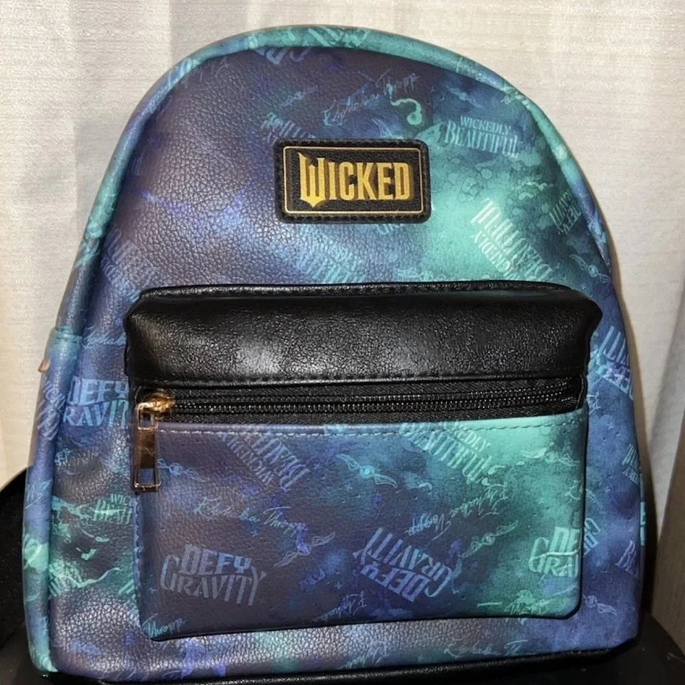 Bioworld Wicked Ombré Mini Backpack - Blue and Black